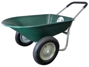 Marathon Dual-Wheel Residential Yard Rover Wheelbarrow