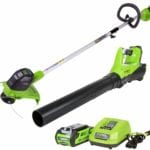 GreenWorks G-MAX 40V Cordless String Trimmer and Leaf Blower