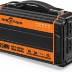 Rockpals 250-Watt Portable Generator Rechargeable Lithium Battery Pack