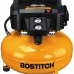 BOSTITCH Pancake Air Compressor, Oil-Free, 6 Gallon, 150 PSI (BTFP02012)