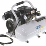 Quipall 2-1-SIL-AL Oil Free and Silent Compressor, 1.0 HP, 2 Gallon, Aluminum Tank
