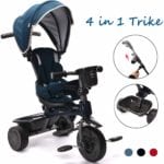 ChromeWheels 4-in-1 Kids’ Trike & Stroller