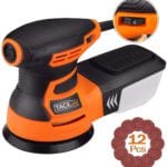 TACKLIFE Orbital Sander, 3.0A 5-Inch Random Orbit Sander
