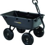 Gorilla Carts GOR6PS Heavy-Duty Poly Yard Dump Cart