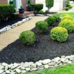 Gravel And Stone Multi-Layered Edging