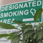 plants and cigarette smoke image