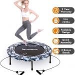 2020 Upgraded Wamkos Rebounder Mini Exercise Trampoline