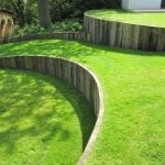 how to level a sloping lawn