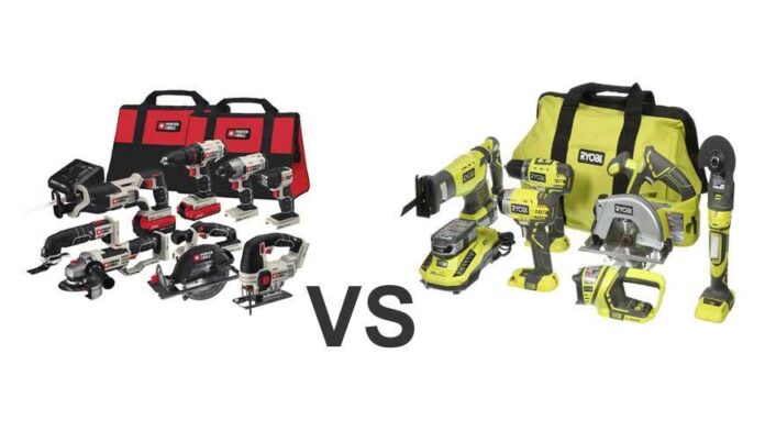 porter cable vs ryobi