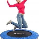 BCAN Foldable Mini Trampoline, Fitness Trampoline