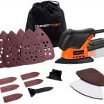 Enertwist Mouse Detail Sander -13000OPM Lightweight Small Sander