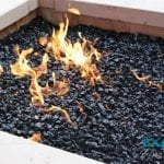 how to light lava rock fire pit