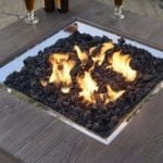 how to light lava rock fire pit image