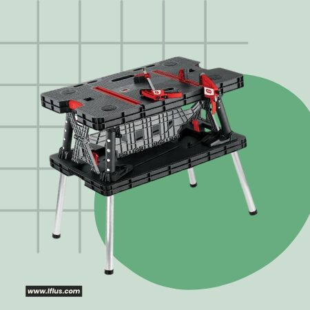 Keter Folding Table Work Bench for Miter Saw Stand