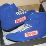 Simpson Racing 28100BK The Hightop Driving Shoes