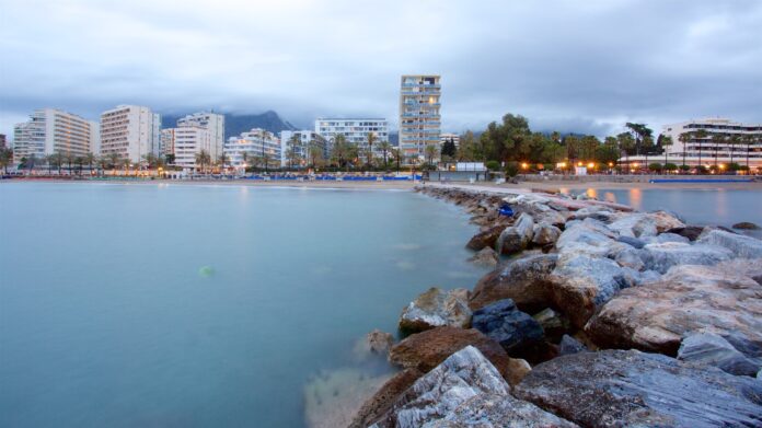 Capture the iconic skyline of Marbella
