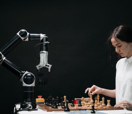 woman science future