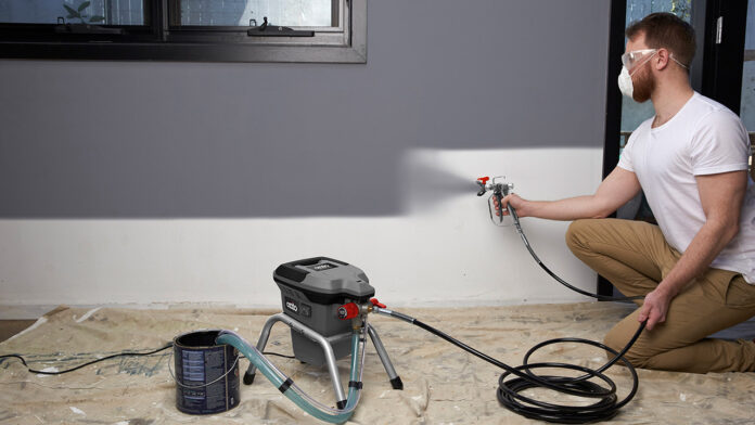 Using Airless Paint Sprayer