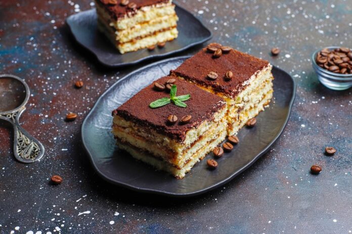 homemade tiramisu cake