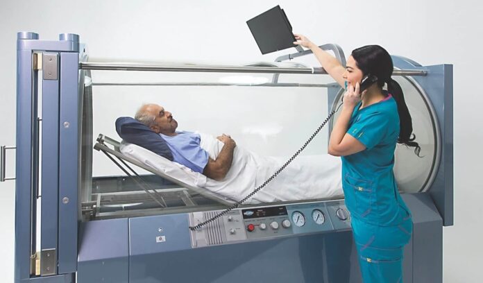 hyperbaric oxygen chamber